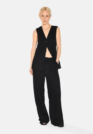 MINIMUM - GUNLI PANTS - BLACK - SS25