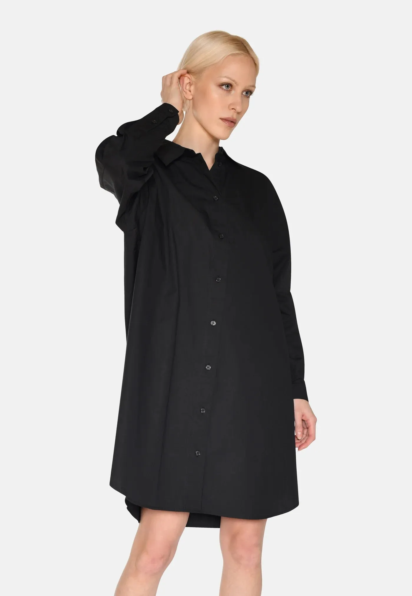 MINIMUM - HANNAH BLOUSE DRESS - BLACK - SS25