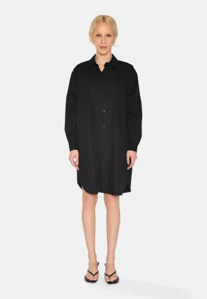 MINIMUM - HANNAH BLOUSE DRESS - BLACK - SS25