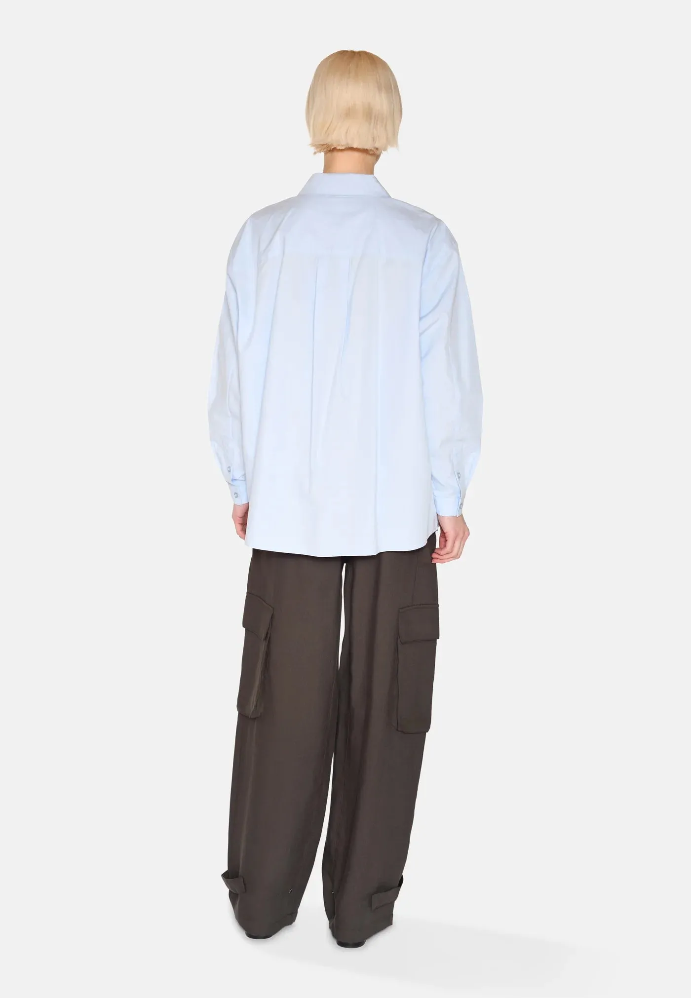 MINIMUM - HARPER BLOUSE - PALE BLUE - SS25