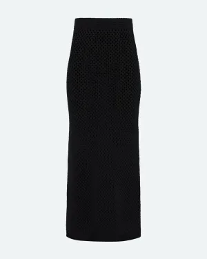 MINIMUM - LEILA SKIRT - BLACK - SS25