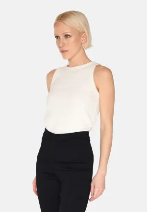 MINIMUM - LILA TANK TOP - COCONUT MILK - SS25