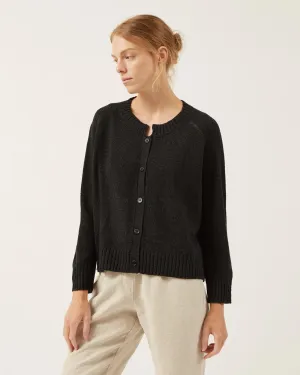 NAIF - ANISSA CARDIGAN - BLACK - SS25