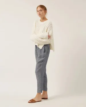 NAIF - CLOVER SWEATER - WHITE - SS25