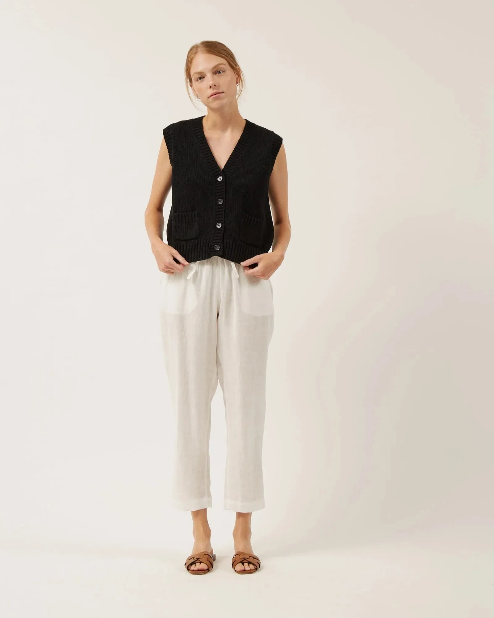 NAIF - WYNN CARDIGAN - BLACK - SS25