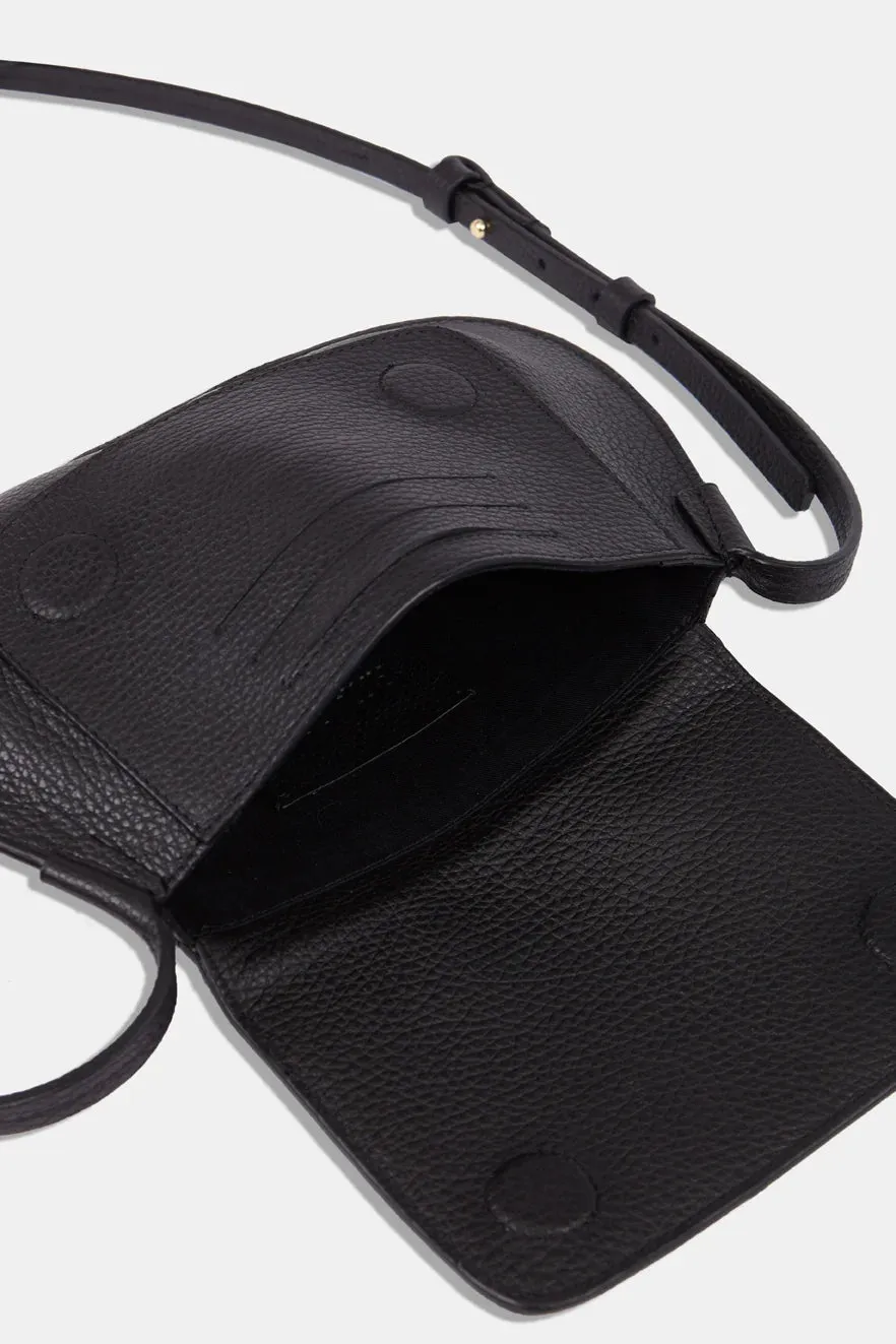 RITA ROW - VIDIELLA BAG - BLACK LEATHER