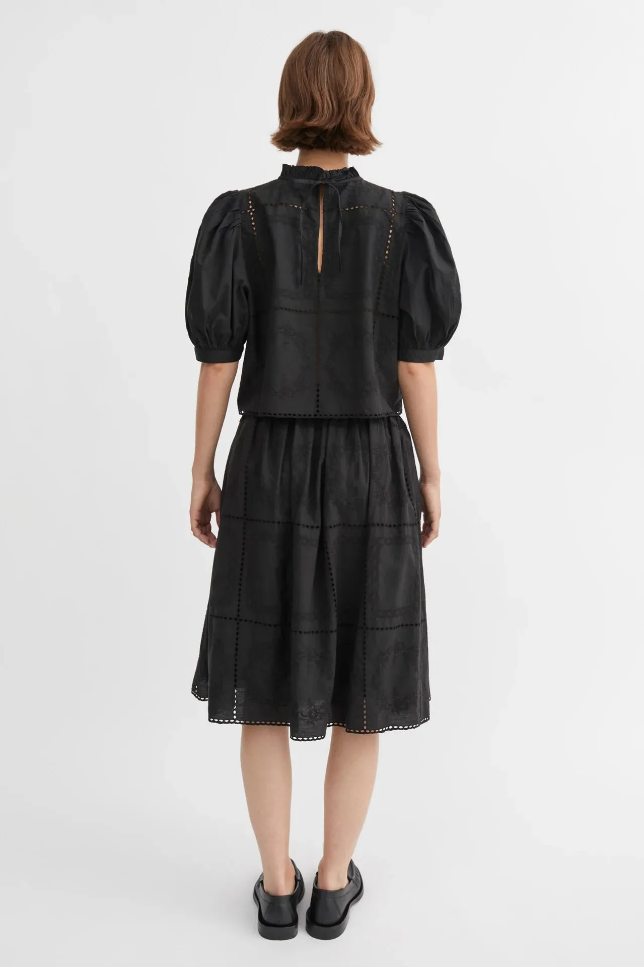 SKALL STUDIO - ANEMONE BLOUSE - BLACK - SS25