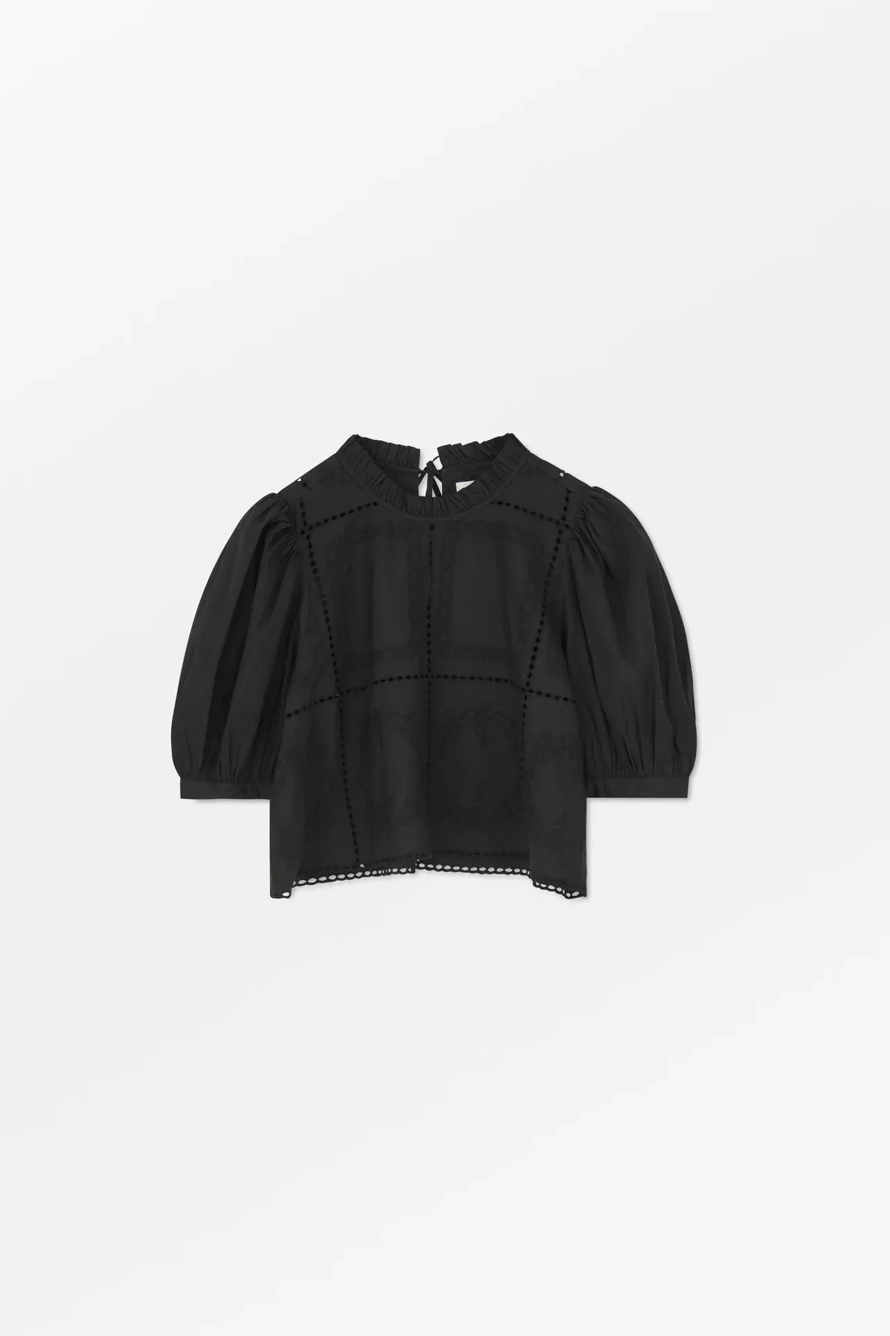 SKALL STUDIO - ANEMONE BLOUSE - BLACK - SS25