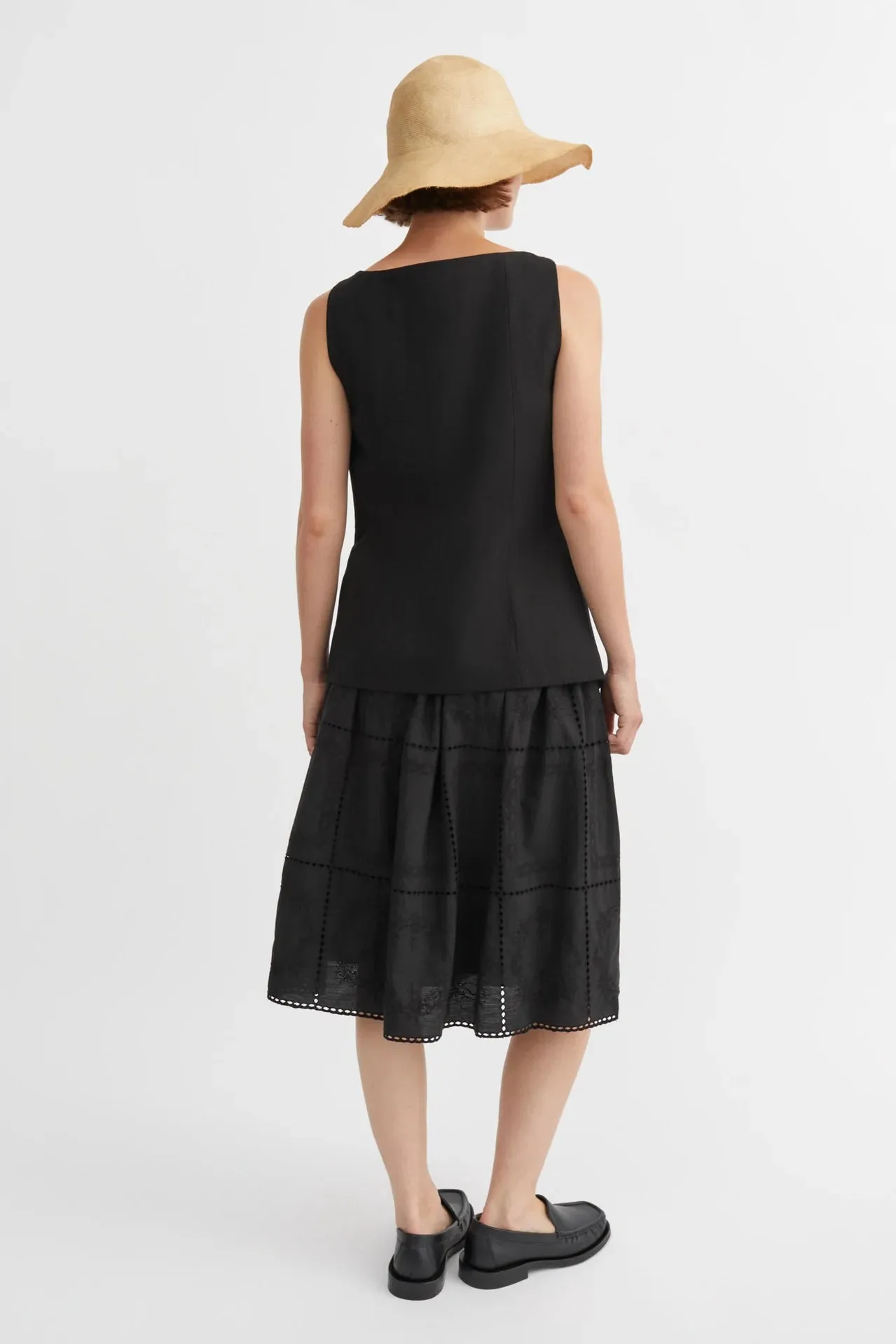 SKALL STUDIO - ANEMONE SKIRT - BLACK - SS25