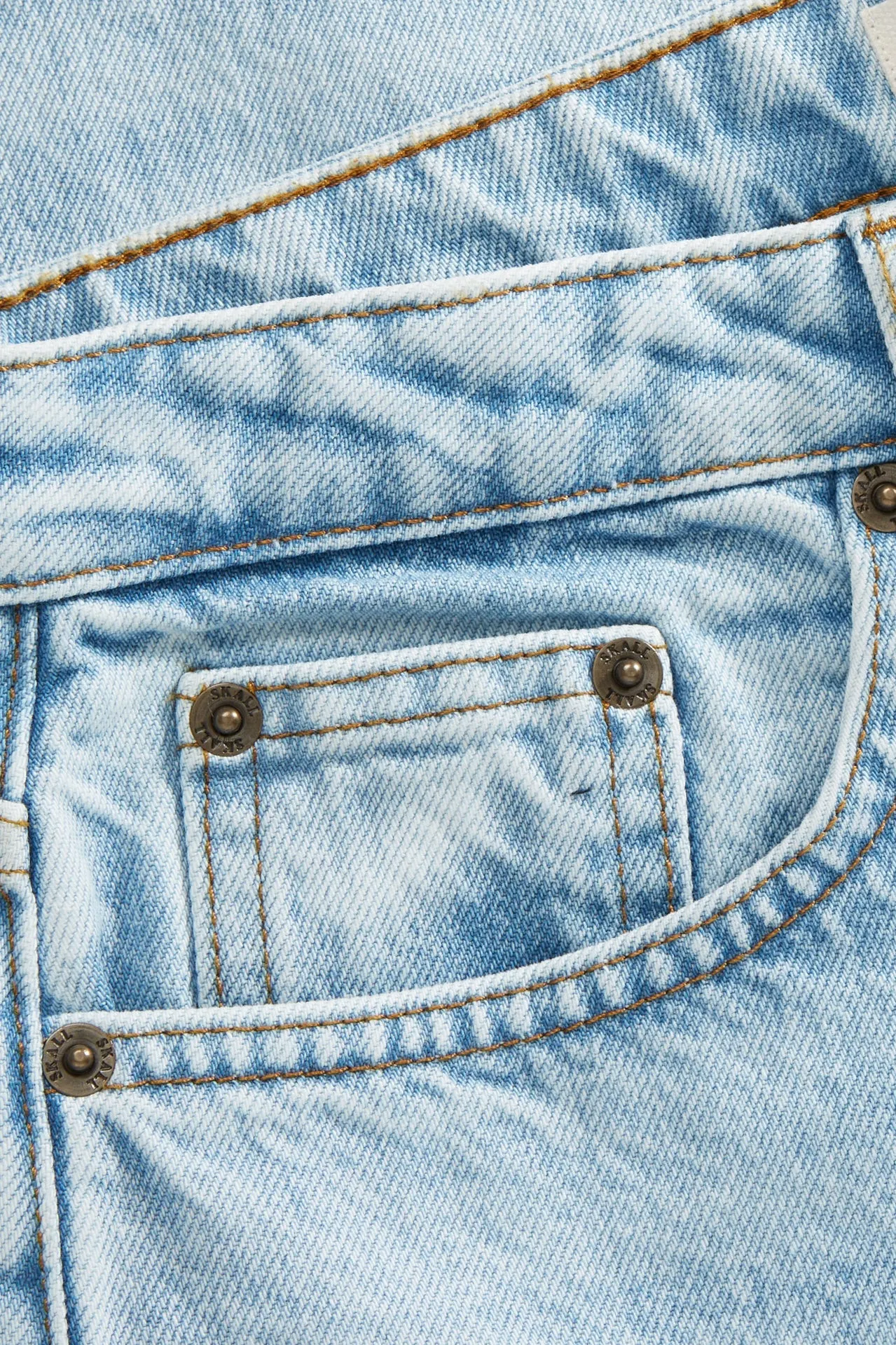 SKALL STUDIO - WIDE LEG WILLOW JEANS - LIGHT BLUE WORN - SS25