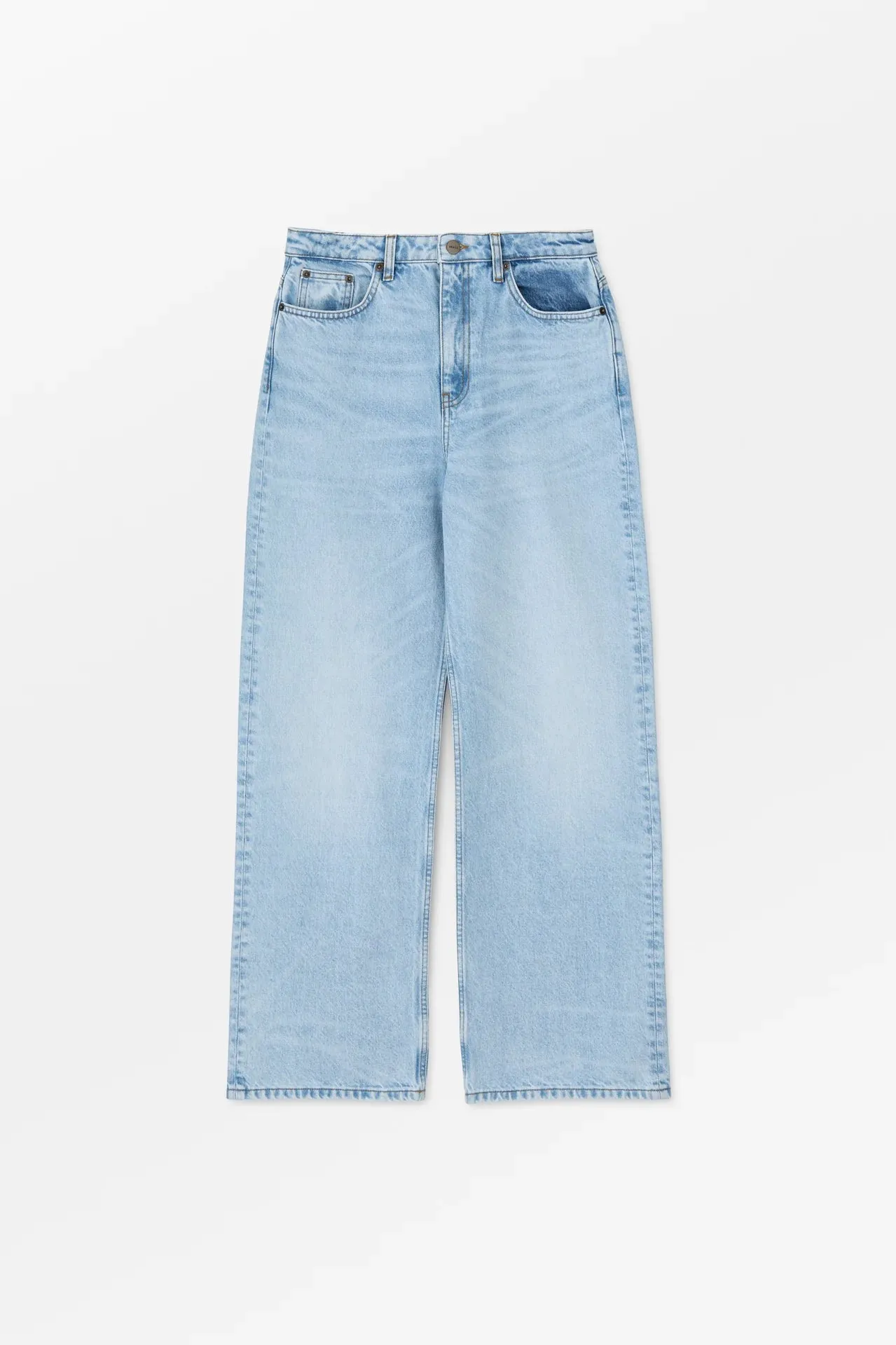 SKALL STUDIO - WIDE LEG WILLOW JEANS - LIGHT BLUE WORN - SS25