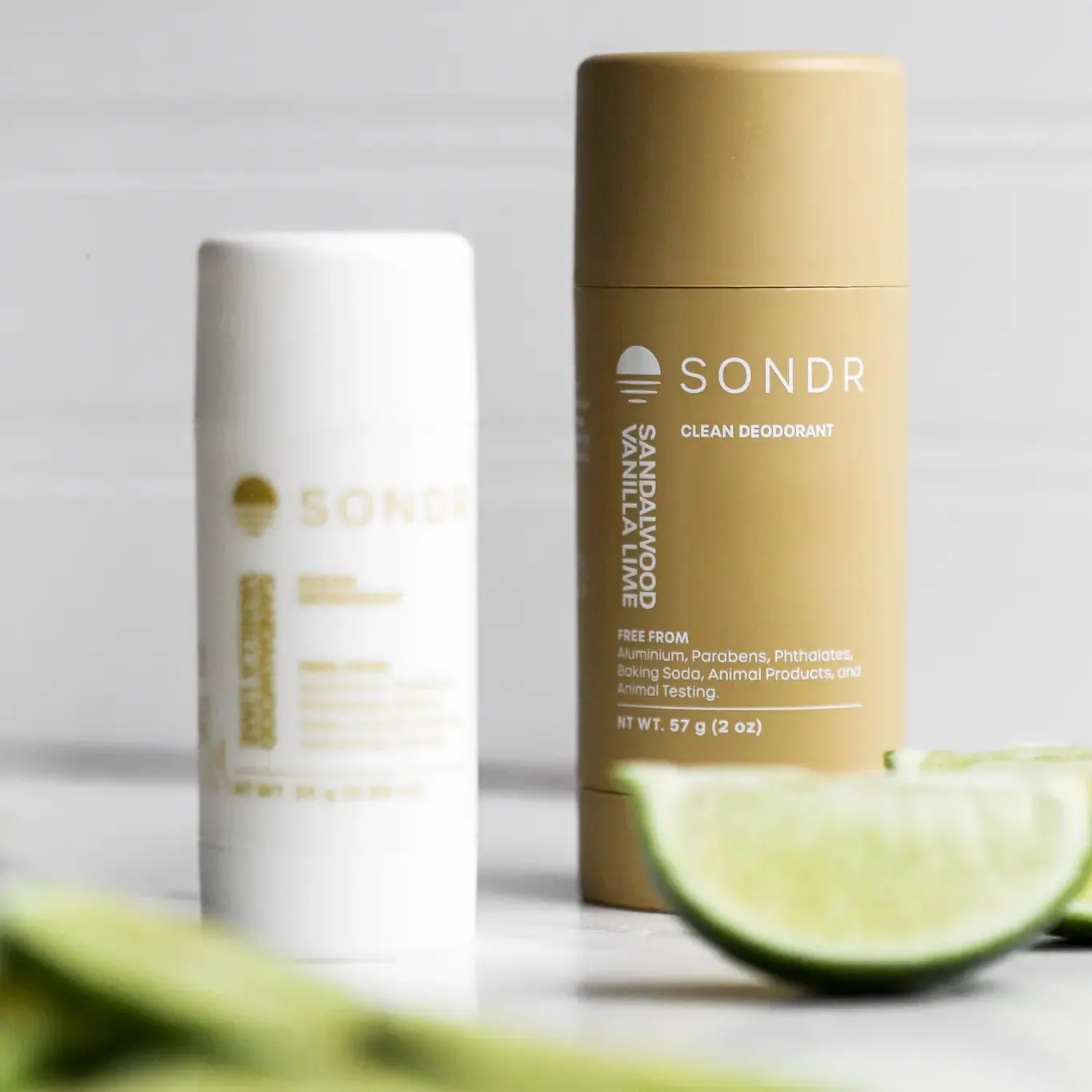 SONDR - SANDALWOOD VANILLA AND LIME DEODORANT